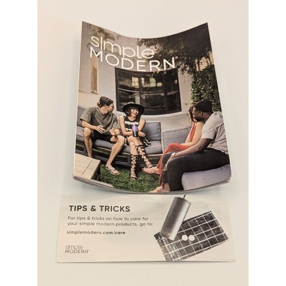 Simple Modern 40 oz Pink Trek Tumbler with straw lid Like New - Picture 6 of 6